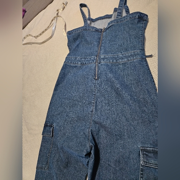 Tinseltown Blue Denim Overalls - Picture 6 of 7